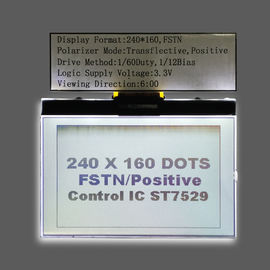 Białe podświetlenie Fstn 240 * 160 punktów Graficzny moduł LCD do matrycowego wyświetlacza LCD