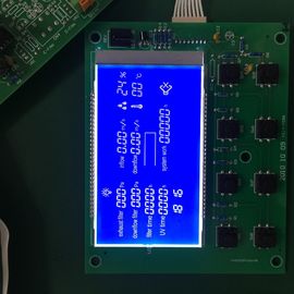 RYD2075BV01-A Graficzny wyświetlacz LCD STN Niebieski ekran z podświetleniem o wysokiej jasności
