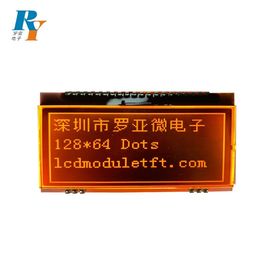 FSTN ST7565P Transmissive LCD Module Display Pomarańczowe podświetlenie 128x64 punktów