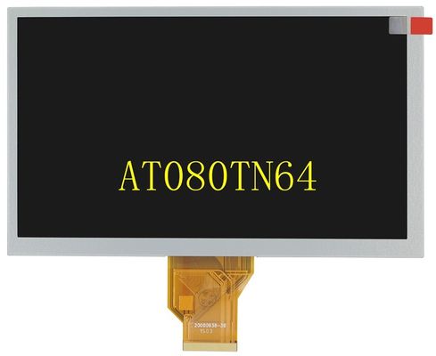 Oryginalny AT080TN64 Innolux 50 Pin 8 &quot;800X3(RGB)X480 Wyświetlacz TFT LCD