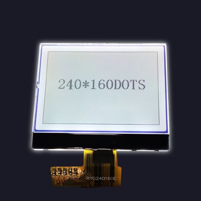 240X160 punktów UC1611s Mono FSTN Transflective Positive Graphic LCD 51mA z białym podświetleniem
