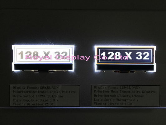 Najpopularniejszy mały wyświetlacz LCD 128x32 punktów Drive IC ST7920 Pojemnościowy graficzny moduł LCD Dostosuj Mono