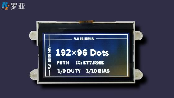 192 * 64 punkty graficzny niski pobór mocy Stn-szary biały moduł podświetlenia LED Wyświetlacz LCD