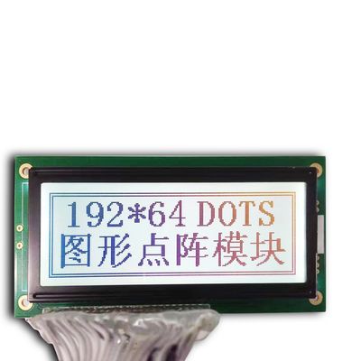 Monochromatyczny Dfstn 192 × 64 Dots Cog Wyświetlacz LCD Tło COB FFC FSTN