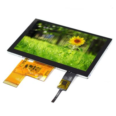 800X480 Wyświetlacz TFT LCD Gt911 Sterowanie pojemnościowym ekranem dotykowym TN