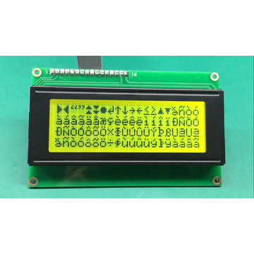 Alfanumeryczny wyświetlacz LCD z bursztynowym podświetleniem 20X4 Dot Stn Yg Character