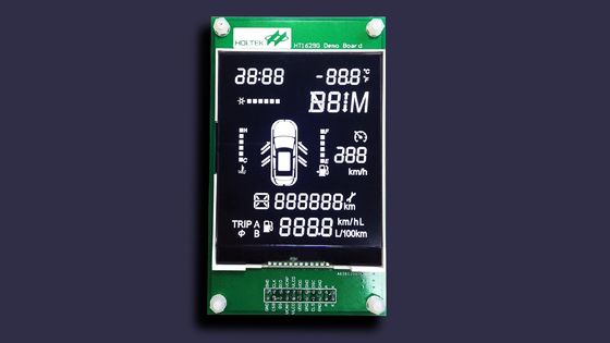 7-segmentowy numeryczny panel LCD REACH FSTN pozytywny dla termostatu