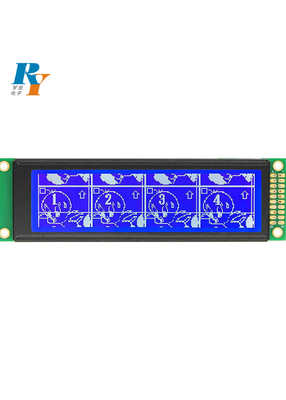 Graficzny wyświetlacz LCD ISO STN 5.25V Niebieski 256×64 Negatywny wyświetlacz LCD