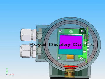 Elektryczny transfleksyjny wyświetlacz LCD, monochromatyczny wyświetlacz graficzny o wysokiej niezawodności