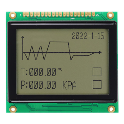 128x64 Monochromatyczny 20-pinowy 3.3V FSTN STN Wyświetlacz 12864 Graficzny moduł Lcd