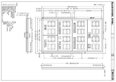 HTN Positve Niestandardowy panel LCD do uruchomionej maszyny RYD2015TR01-B