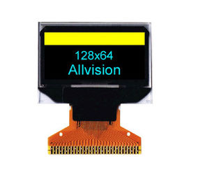 Biały / niebieski moduł wyświetlacza Oled 128x64 Wolny kąt skrzydeł 21,744 × 10,864 mm