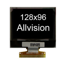 Moduł wyświetlacza OLED o przekątnej 1,32 cala, białe znaki na czarnym tle, rozdzielczość 128 x 96 pikseli