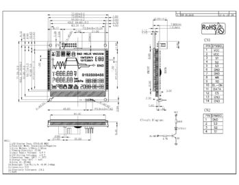 Mały wyświetlacz panelowy LCD, panel wyświetlacza Tft Negative LCD typu STN
