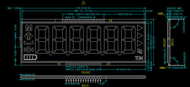 MGD0060RP01-B Panel dotykowy LCD z certyfikatem SGS / ROHS