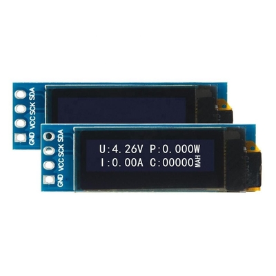 Moduł wyświetlacza OLED Ekran 2,42 cala Rozdzielczość punktów 128 x 64 Interfejs SPI lub I2C