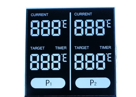 Przezroczysty ekran LCD klimatyzatora TN z białym podświetleniem LED