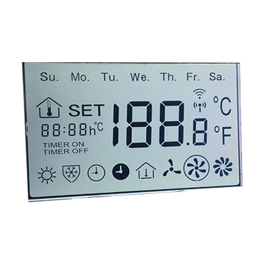 Niestandardowy moduł LCD 3,3 V TN Monochromatyczny 7-segmentowy do inteligentnego licznika energii