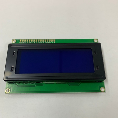 Monochromatyczny 20x4 STN Moduł LCD o niebieskich znakach z białym czarnym światłem
