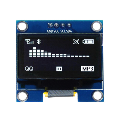 Wysoki kontrast koloru 0,96'' OLED Display Module 128X64 Dots Matrix Screen