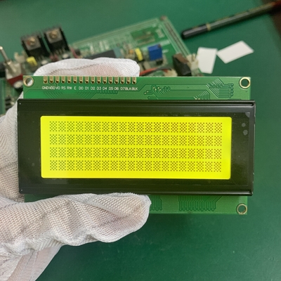 STN Moduł LCD żółty monochromatyczny 20X4 16 pinów z podświetleniem LED