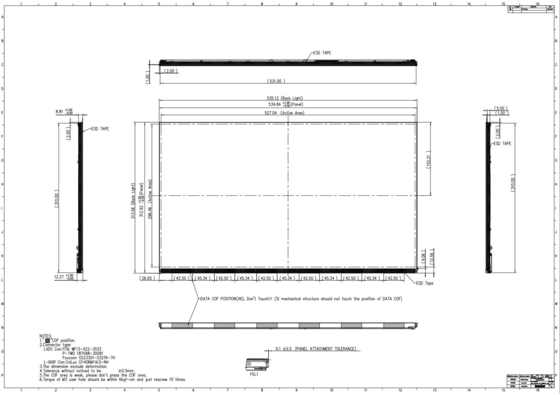 23.8 cali Innolux TFT LCD Module R238hca-L3b 1920*1080 Full HD 16,7m Wyświetlacz