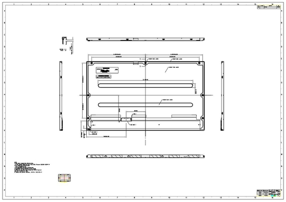 Innolux 21,5 cali G215HCJ-L02 TFT LCD Module 1920*RGB*1080 Czarny wyświetlacz 5,0V