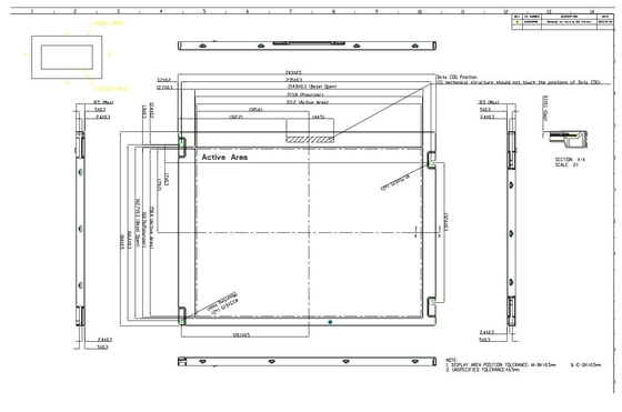 10.4'' TFT LCD INNOLUX G104AGE-L02 800*600 RGB szeroki widok szeroki wyświetlacz temperatury
