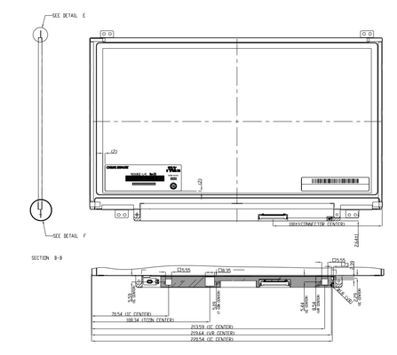 11.6'' TFT LCD Module 1366*768 RGB N116BGE-L41 CMO CHIMEI Monitor wyświetlacz