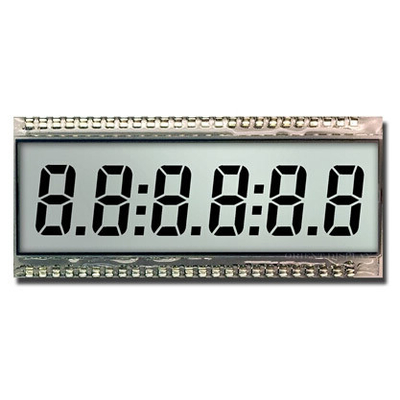 8-cyfrowy segment LCD Moduł TN odblaskowy wyświetlacz przemysłowy o szerokiej temperaturze