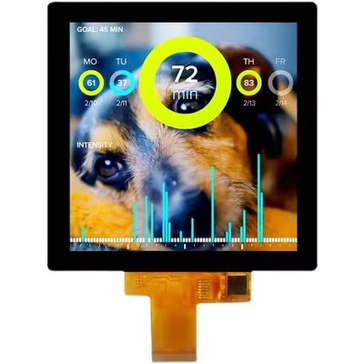3.95 cali 4" 480*480 kwadratowy wyświetlacz TFT LCD z interfejsem RGB CTP