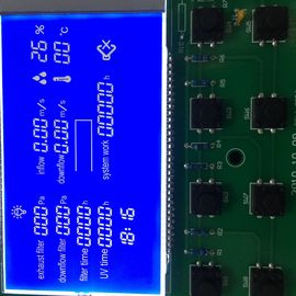 Moduł przepuszczający ujemny monochromatyczny wyświetlacz LCD Stn Cob Rohs Sgs Long Life