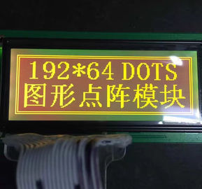 Typ STN Rozdzielczość 192x64 Graficzny moduł LCD Kolor żółty + zielony 19264 kropki