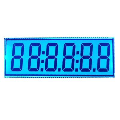 7-segmentowy 5V 6-cyfrowy wyświetlacz LCD dystrybutora paliwa TN Dodatni