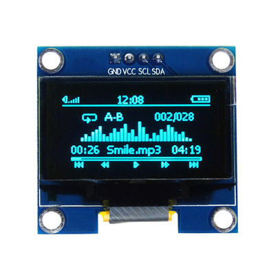 0,96-calowy monochromatyczny ekran mikropanelowy 128x64 LCD SSD1306 SPI