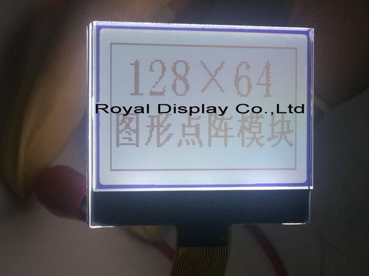 128X64 Szeregowy graficzny moduł LCD Sterownik St75665r Moduły wyświetlacza lutowania FPC Przemysłowe aplikacje sterujące