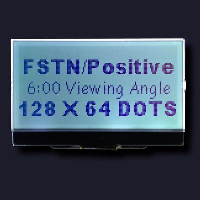 FSTN 128X64 Pozytywny kontroler St7565r Cog Niestandardowy moduł LCD 3V Równoległy biały kolor