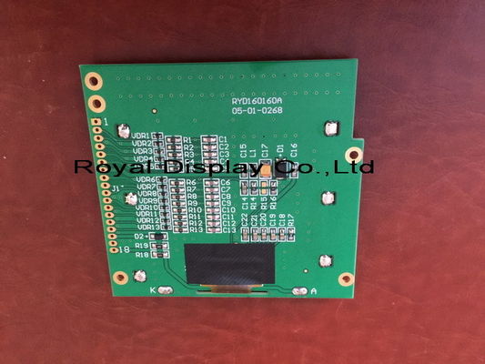 Dostosowany RY160X160 dot sFFC FSTN Monochromatyczny moduł wyświetlacza graficznego COB FPC Sterownik IC UC1698
