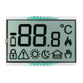 Niestandardowy wyświetlacz LCD Chiński producent 31x26 Mono 7-segmentowy ekran LCD FSTN Transmissive Positive