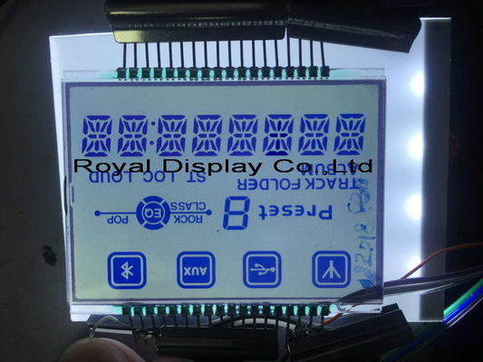 Dostosuj cyfrowy sygnał równoległy 45mA 7-segmentowy moduł wyświetlacza LCD STN do sprzętu radiowego Sprzęt medyczny