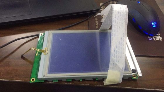 Wysokiej jakości FSTN 320 * 240 punktów Graficzny wyświetlacz LCD COB na niebieskim tle z niebieskim napisem