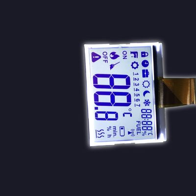 STN YG ST7565R 7-segmentowy ekran LCD Monochromatyczny 128X64 punktów Lutowanie FPC