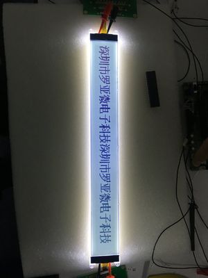 Niestandardowy wyświetlacz LCD z matrycą punktową 372 × 32 punkty Ekran wyświetlacza FSTN Transflective Positive Mono Graphic LCD Module z czarnym światłem