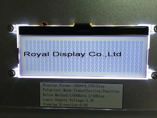 Fabrycznie dostosowany rozmiar monochromatyczny RYG12864M 128x64 Cog Panel LCD ST7565R IC Moduł podświetlenia LCD