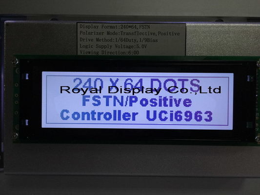 Fabrycznie dostosowany rozmiar monochromatyczny RYG12864M 128x64 Cog Panel LCD ST7565R IC Moduł podświetlenia LCD