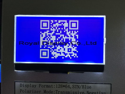 128x64 FSTN Pozytywny wyświetlacz COG 3V Mono LCD Stn Szary do sprzętu medycznego