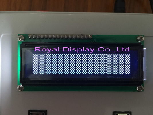 Mały interfejs równoległy 16X2 znaków COB Ekran Yg Białe podświetlenie Moduł wyświetlacza LCD COG
