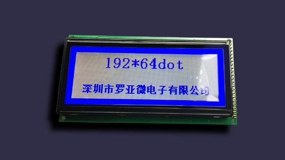 Fabrycznie dostosowany rozmiar Monochromatyczny Dfstn 19264 Kropki Biały piksel Czarne tło Wyświetlacz LCD COB Cog