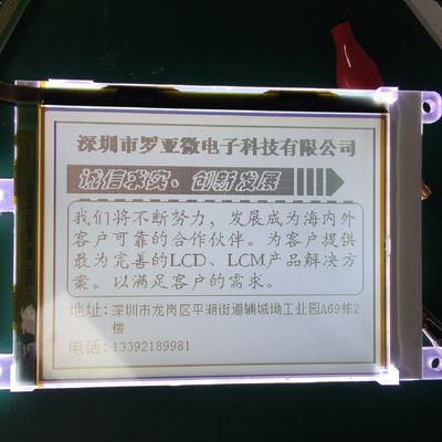 Niestandardowy standardowy moduł graficzny LCD FSTN 320X240 punktów z białym podświetleniem Transflective Positive