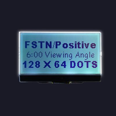 12864 punktów Pozytywny mały rozmiar Biały/bursztynowy podświetlenie LED 3V szeregowy równoległy moduł LCD z wyświetlaczem ciekłokrystalicznym;